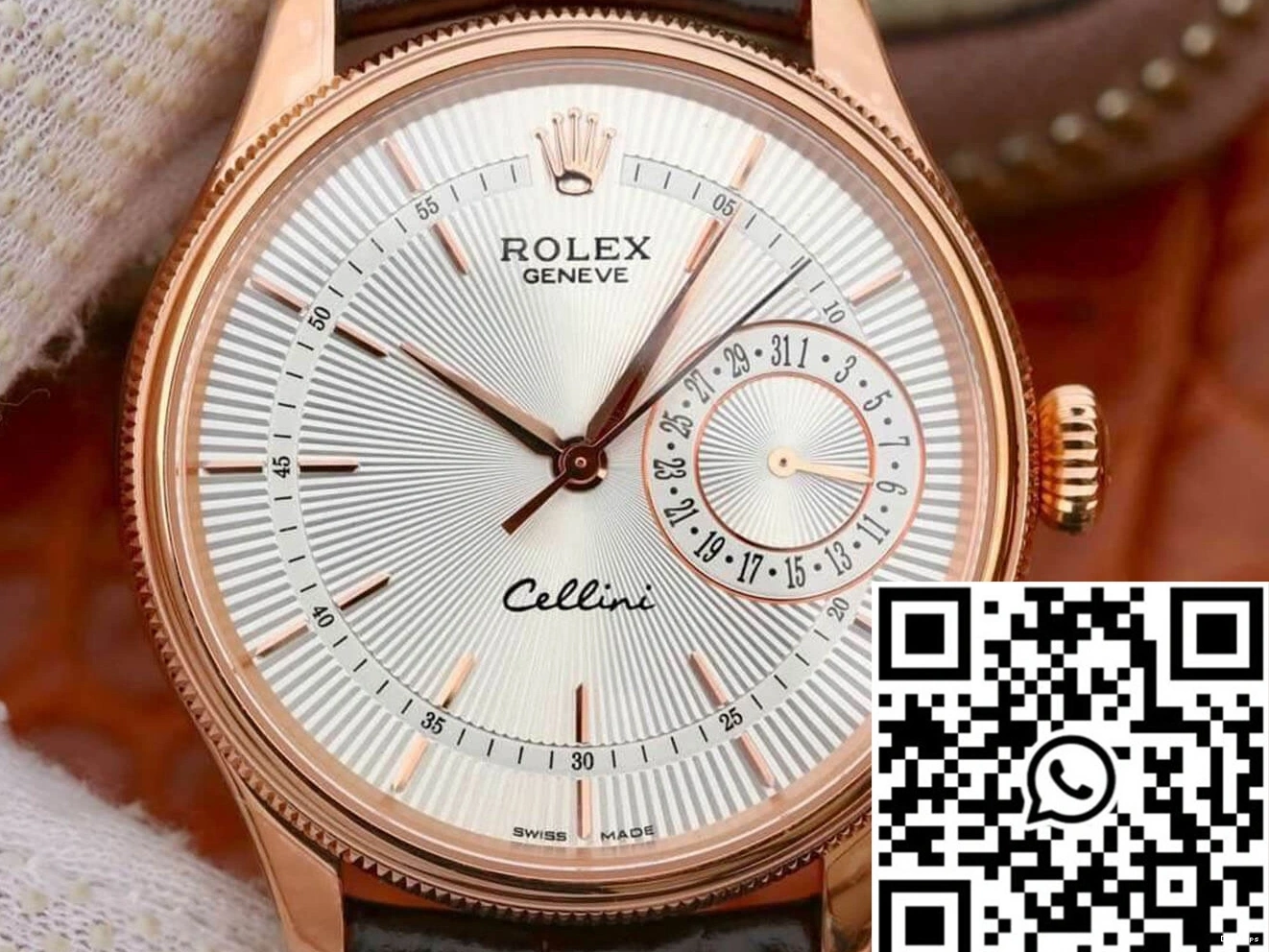 MKS Silver Dial Celini Rolex Factory Date M50515-0008 0104